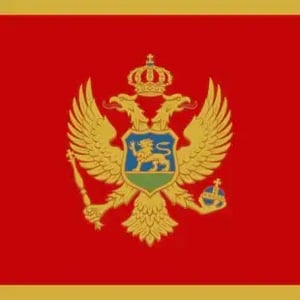 Montenegrinische Flagge